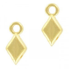 Cymbal ™ DQ metal bead ending Sykia for Matubo GemDuo - Gold